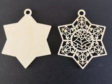 Load image into Gallery viewer, 3D Snowflakes and Stars Christmas bauble set
