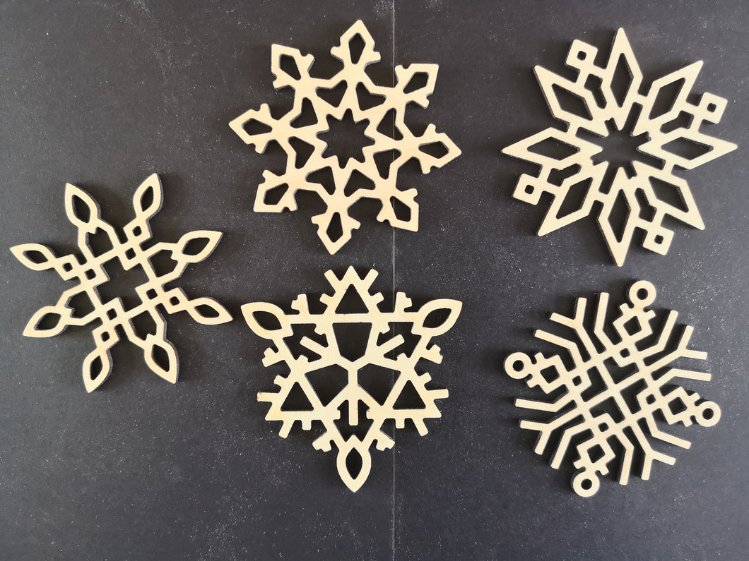 Snowflake ornament set