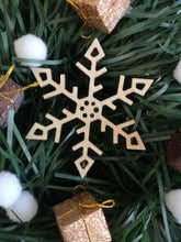 Load image into Gallery viewer, Snowflake Christmas bauble set
