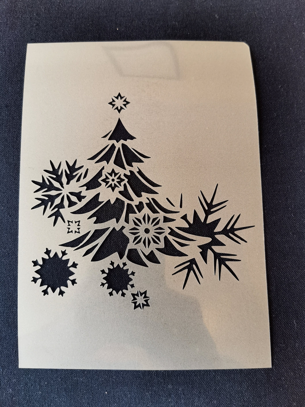 Christmas tree stencil,flexible,reusable,125mic,wall decor,home decor,furniture painting,card making,craft stencils from BitofeverythingByB